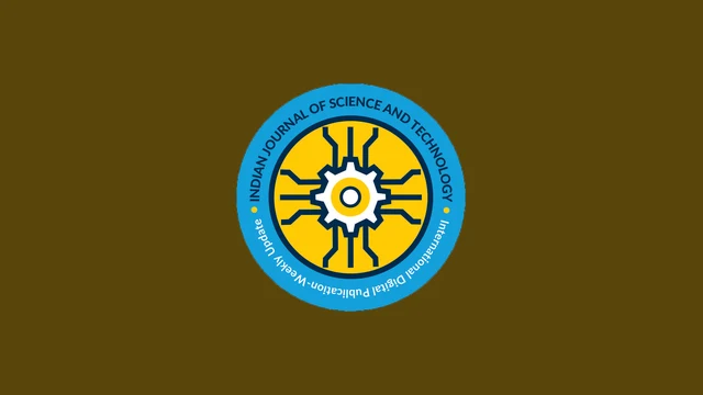 Indian Journal of Science and Technology certificate